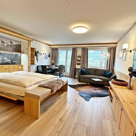 サンモリッツ42M2 Alpenschick Mit Balkon, Ausblick, Pool - E405アパートメント エクステリア 写真