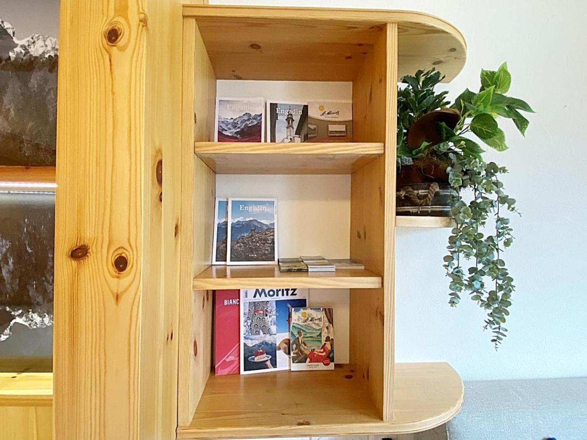 サンモリッツ42M2 Alpenschick Mit Balkon, Ausblick, Pool - E405アパートメント エクステリア 写真